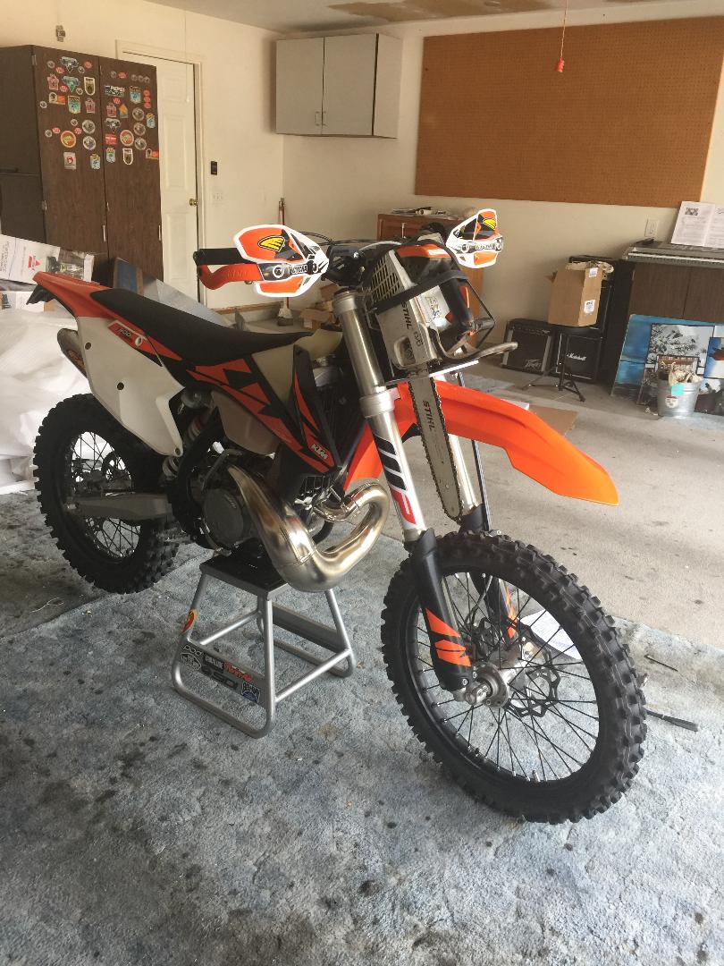 2017 KTM With Stihl saw